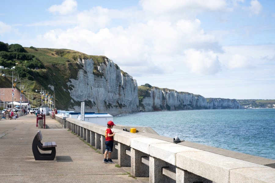 Promenade en bord de mer à Fécamp