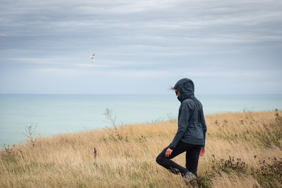 Randonnée sur les falaises, GR21 en Normandie