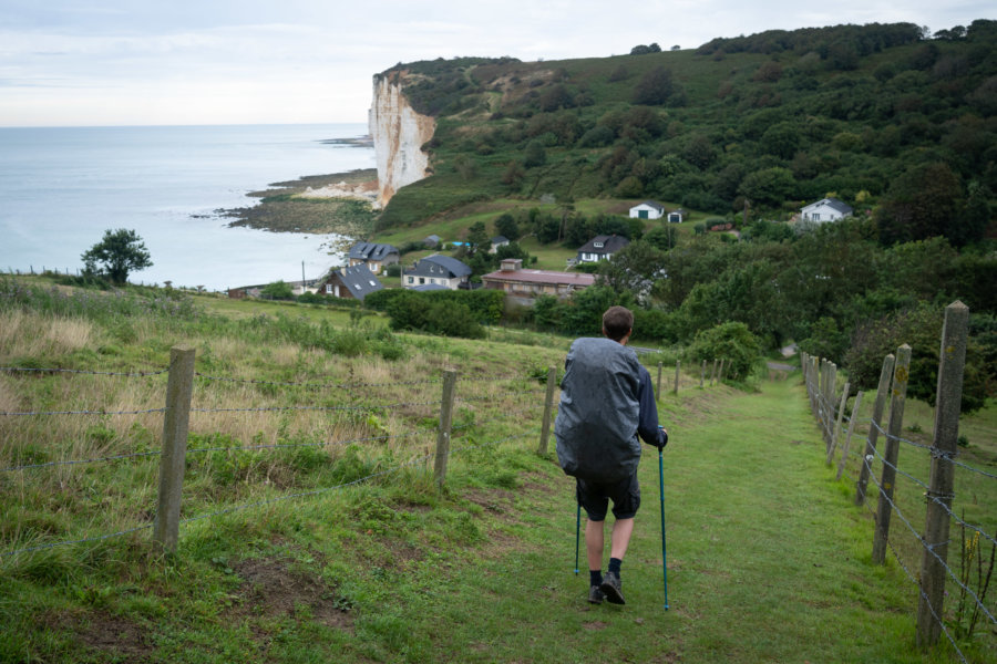 Randonnée GR21 en Normandie à Grandes Dalles