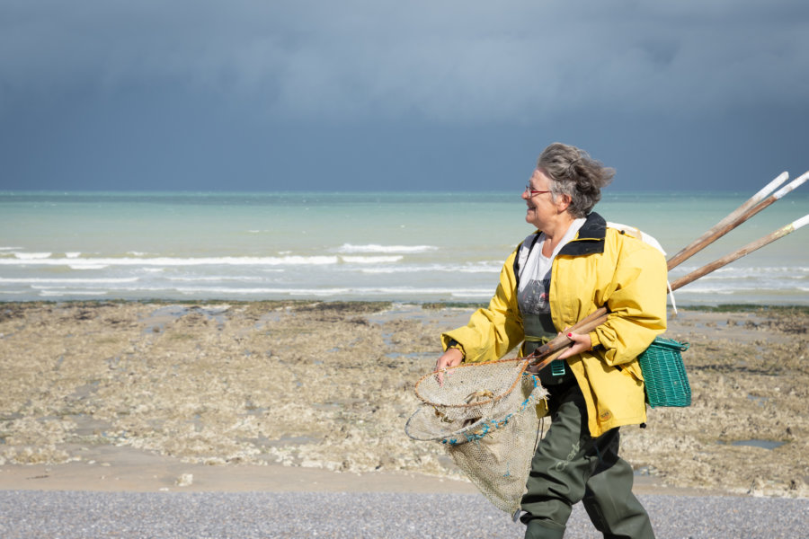 Retour de pêche à Varengeville sur Mer