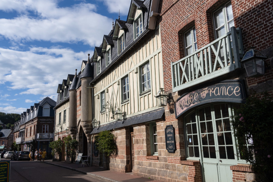 Ville de Veules-les-Roses en Normandie