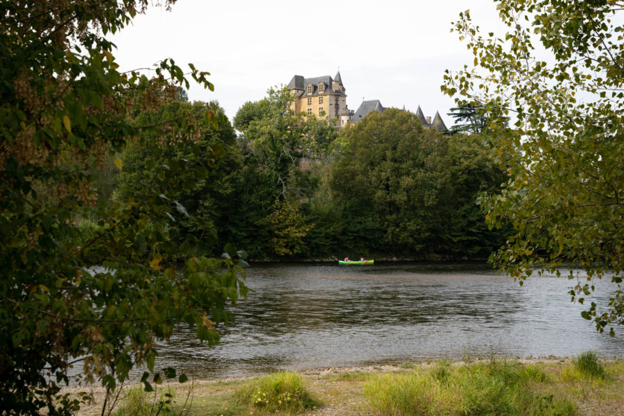 Plage du camping des Magnanas en Dordogne