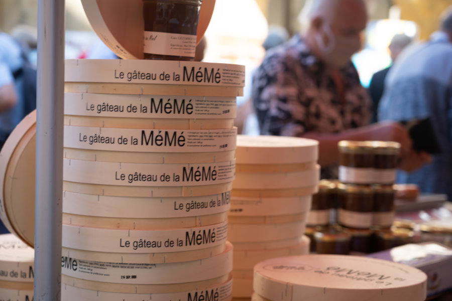 Gâteau de la mémé au noix à Sarlat en Dordogne