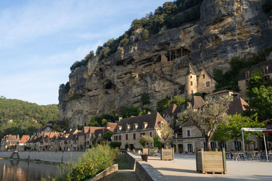 Village de La-Roque-Gageac en Dordogne