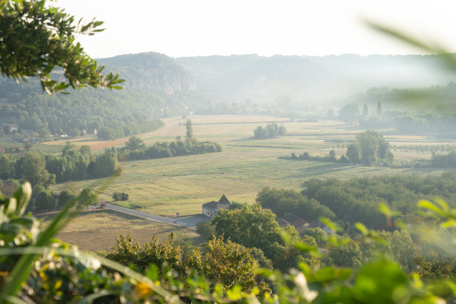 Paysage de la Dordogne depuis Castelnaud