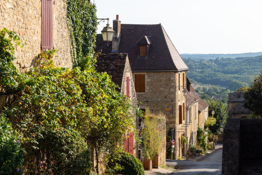 Village de Domme en Dordogne, Périgord noir