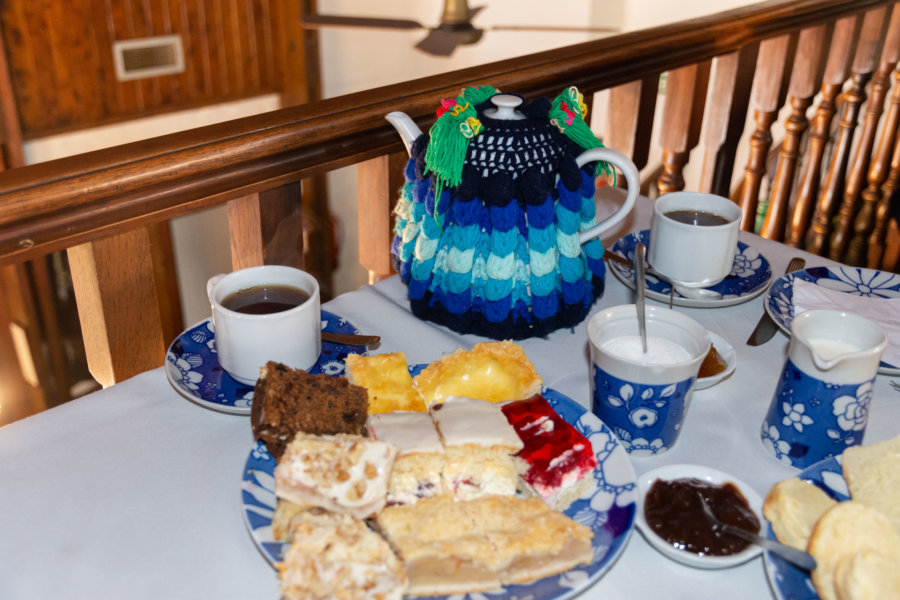 Goûter gallois dans un salon de thé à Gaiman