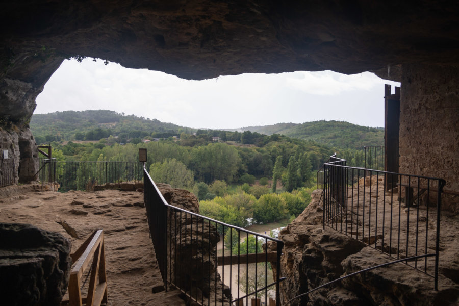 Vue depuis la falaise de la Maison Forte