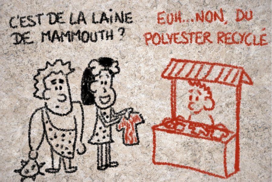 Dessin : marché préhistorique