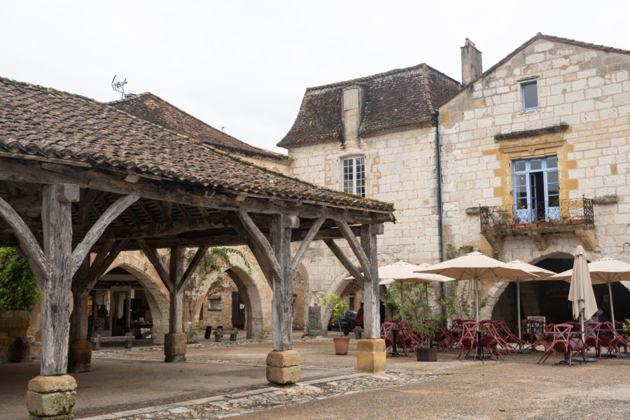 Village de Monpazier en Dordogne