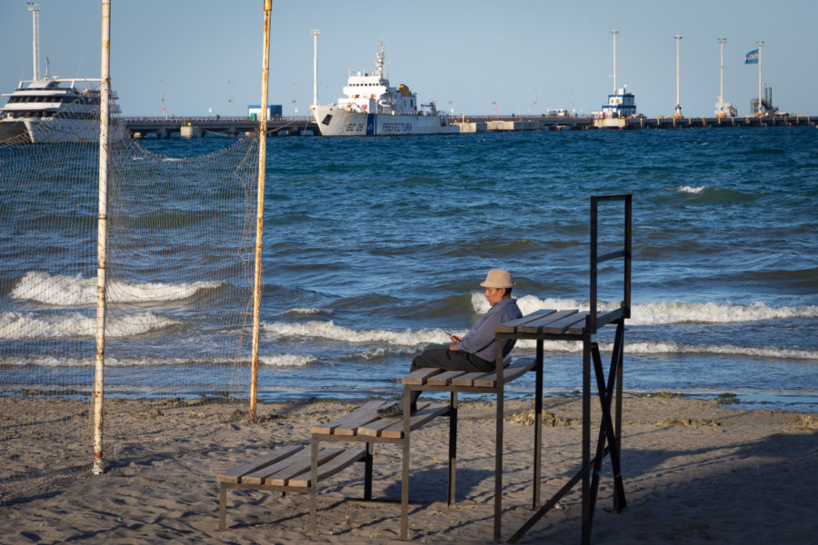 Plage de Puerto Madryn, Chubut, Argentine