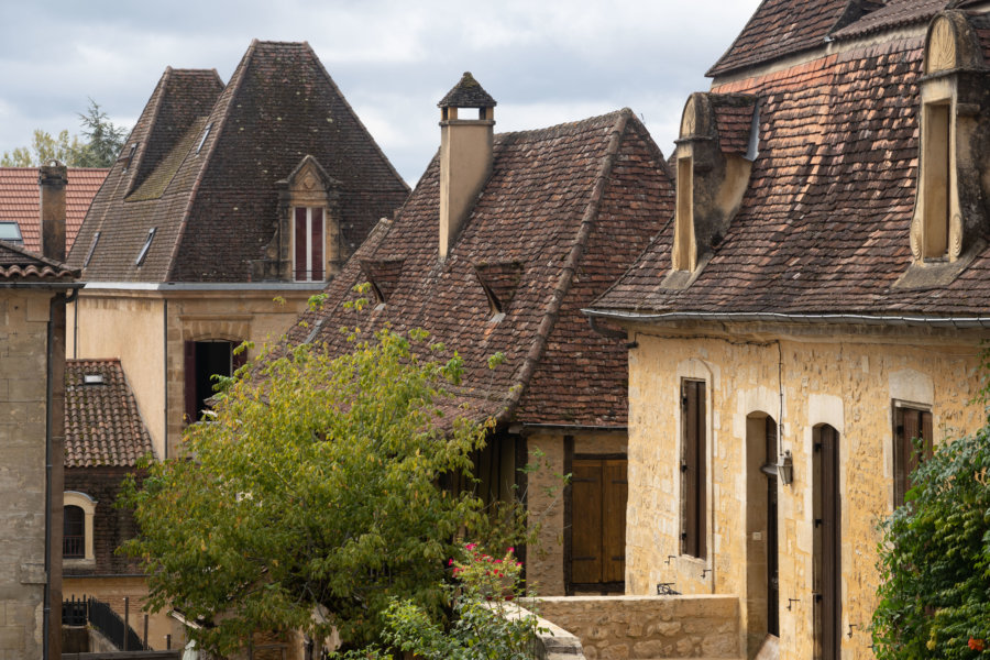 Village de Saint-Cyprien en Dordogne