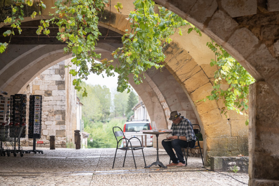 Village de Monpazier en Dordogne