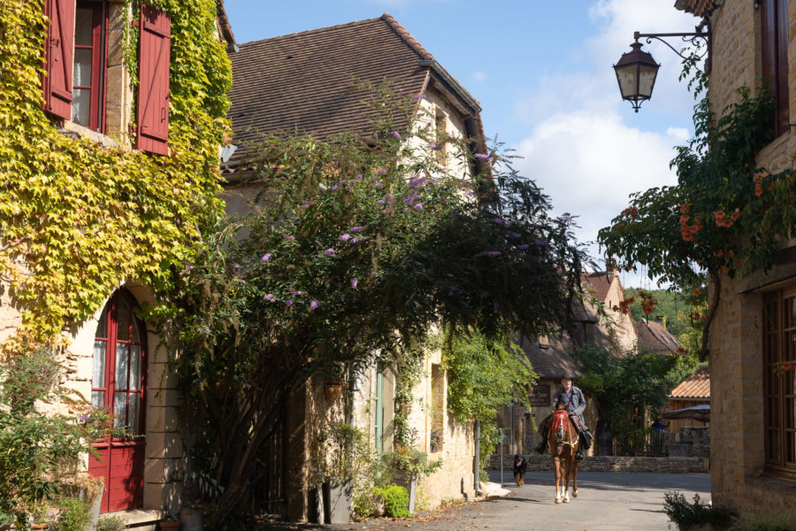 Village de Saint-Léon-sur-Vézère en Dordogne