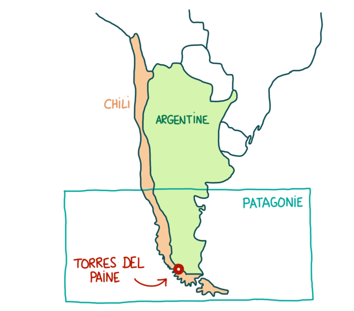 Carte Torres del Paine