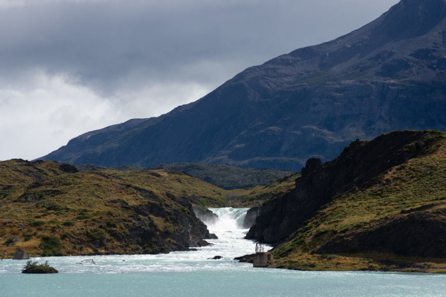 Cascade de Salto Grande en Patagonie