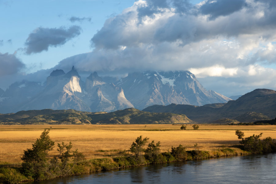 Entrée du parc Torres del Paine en Patagonie