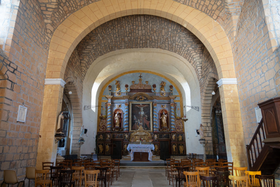 Eglise de Montcabrier dans le Lot