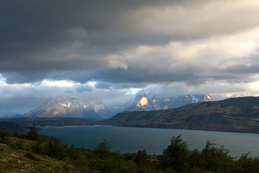 Paysage à l'approche du parc Torres del Paine