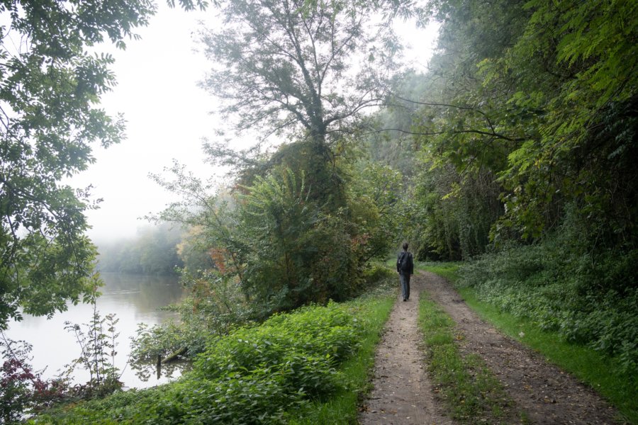 Randonnée au bord du Lot à Albas