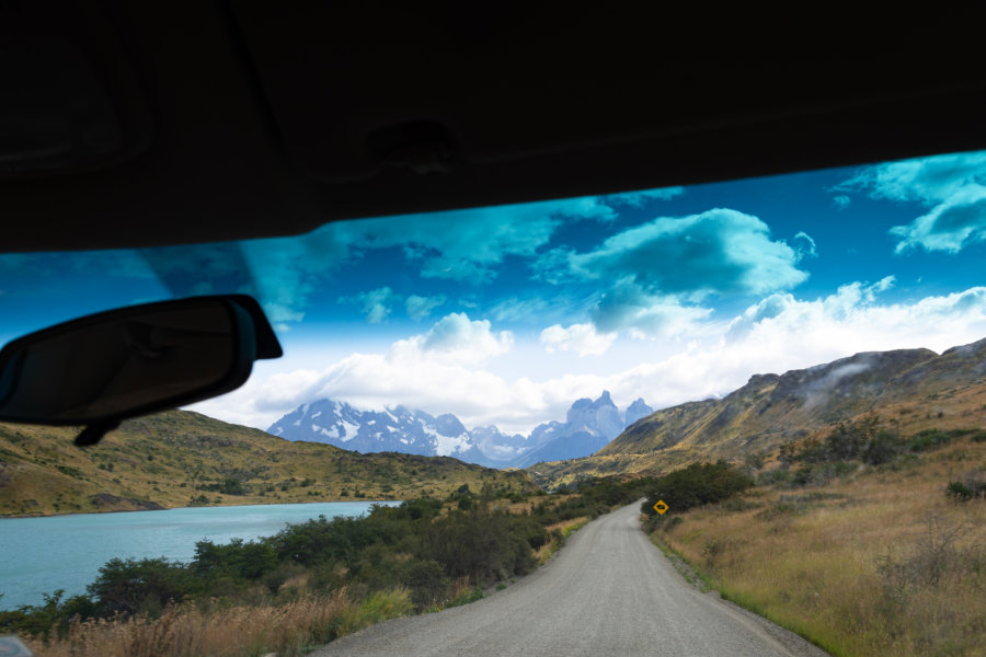 Visite en voiture du parc Torres del Paine au Chili