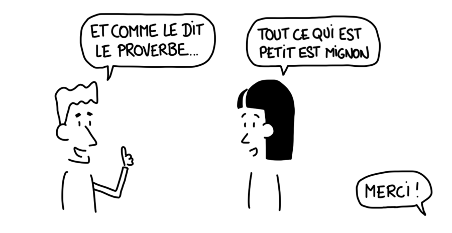 Dessin : tout ce qui est petit est mignon