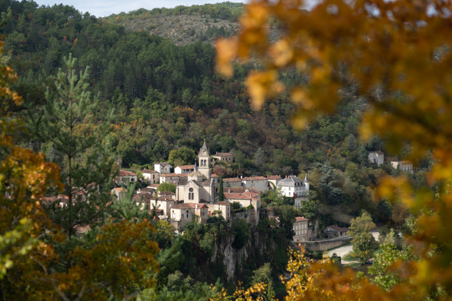 Randonnée près d'Albas à l'automne dans le Lot