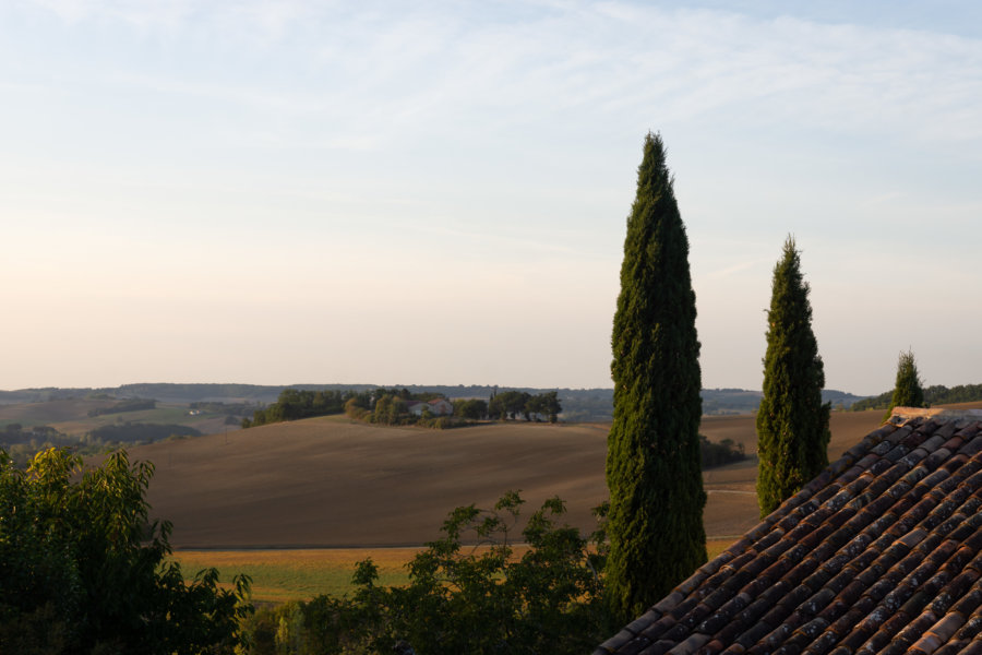 Campagne depuis le petit village de Lachapelle