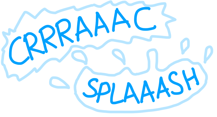 Dessin : craaaac splaaaash le glacier se brise