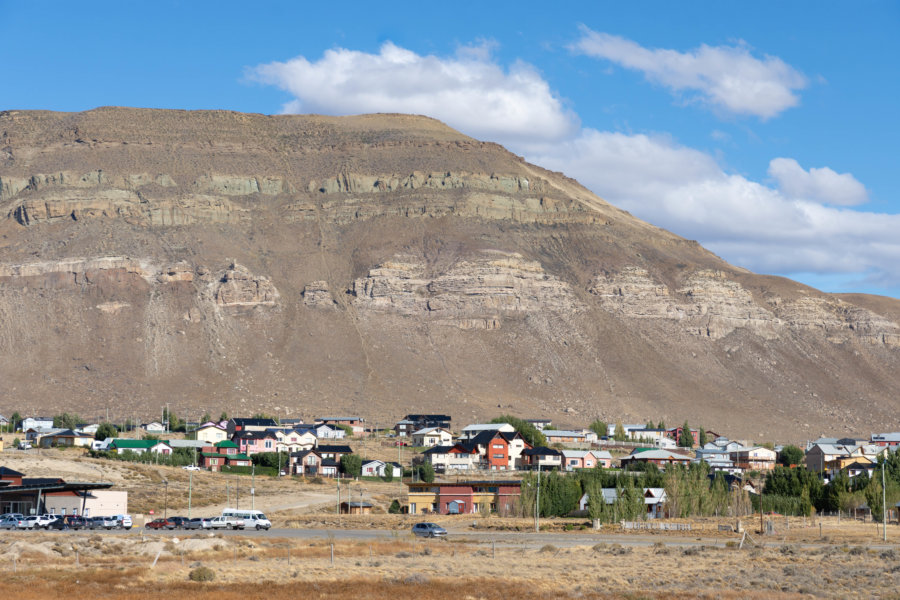 Ville d'El Calafate en Patagonie argentine