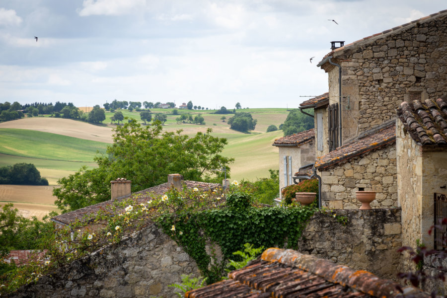 Bastide de Marsolan, village du Gers