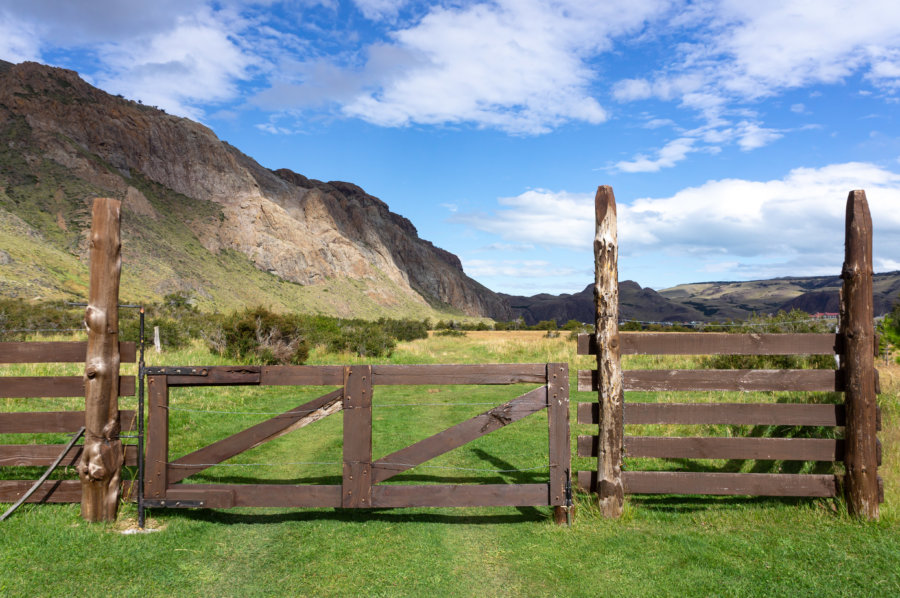 Entrée de la Casa Madsen à El Chaltén