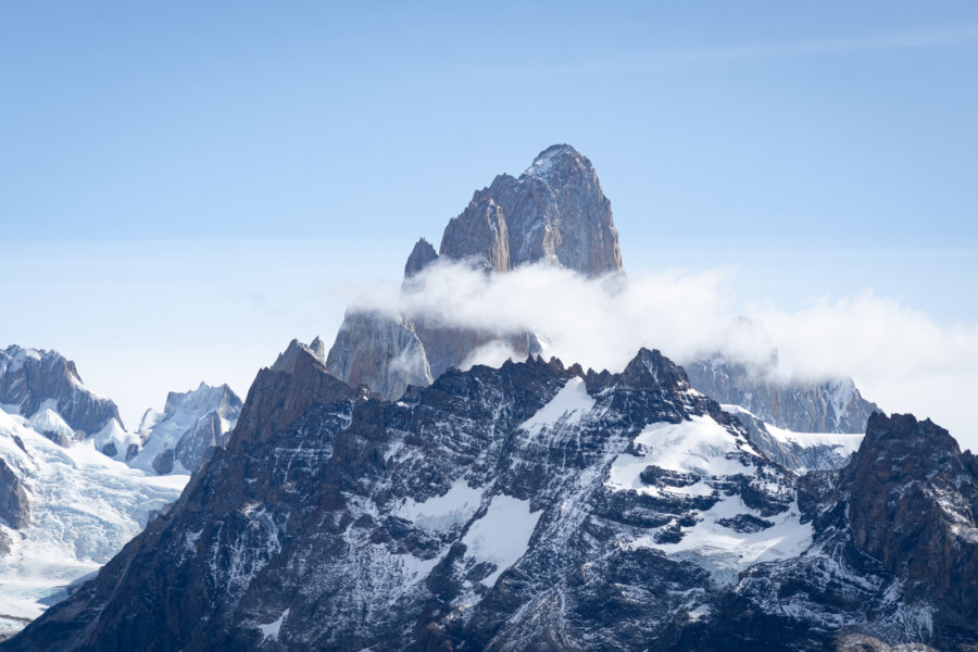 Montagne du Fitz Roy et nuages