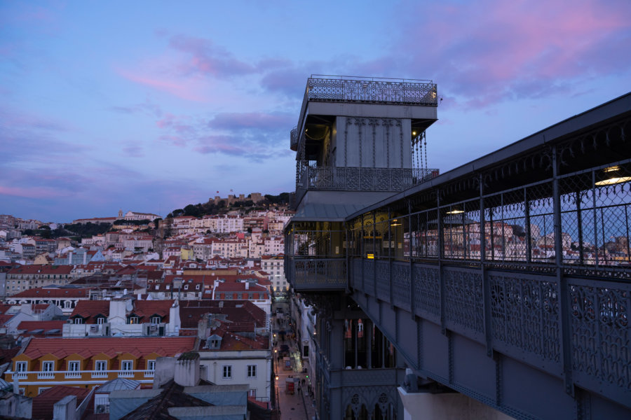 Ascenseur Santa Justa à Lisbonne