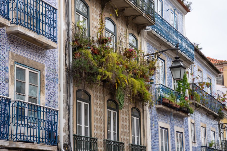 Immeubles aux belles façades à Santos, Lisbonne