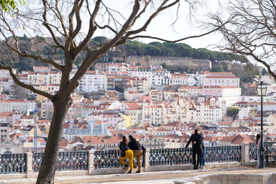 Mirador de São Pedro de Alcântara à Lisbonne