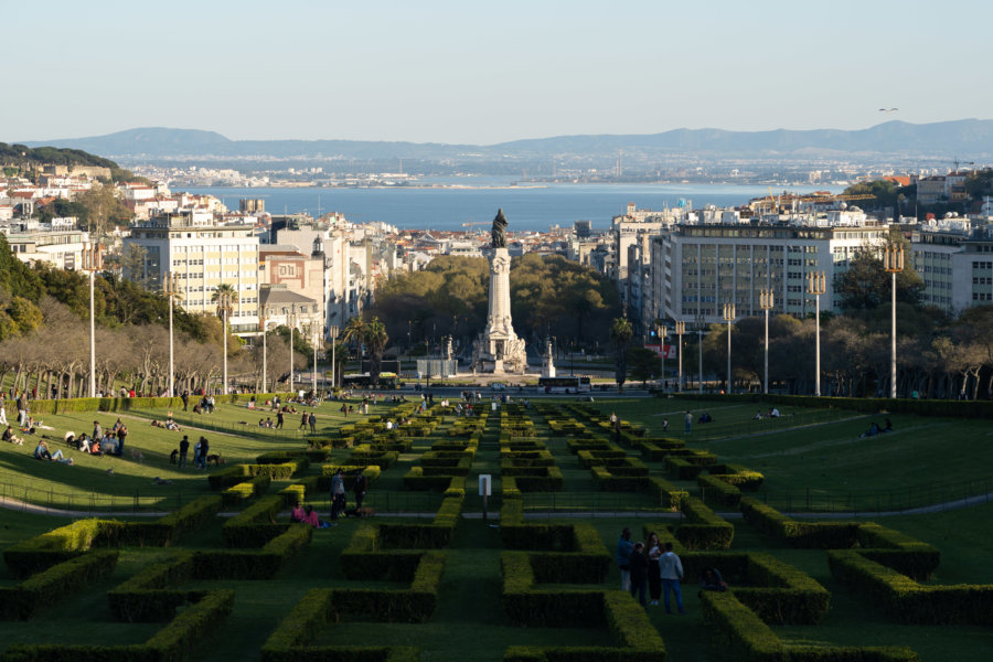 Parc Eduardo VII à Lisbonne