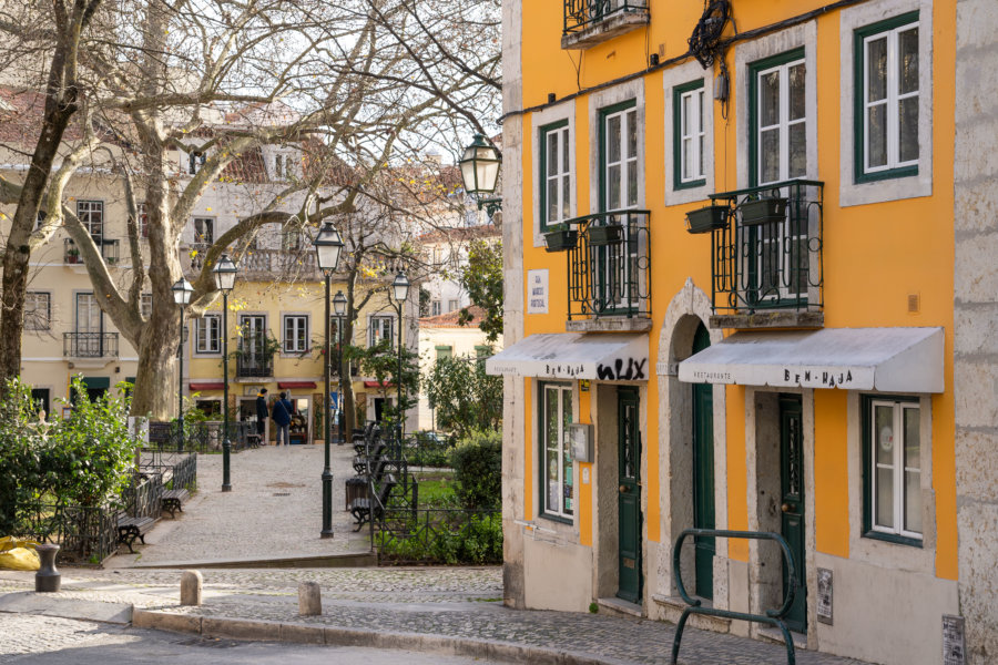 Parc Netter dans le quartier Merces à Lisbonne