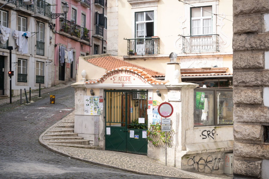 Quartier de Mouraria à Lisbonne