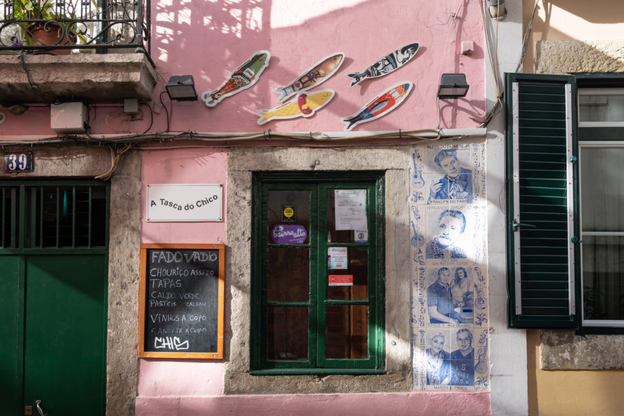 Sardines et fado, Bairro Alto