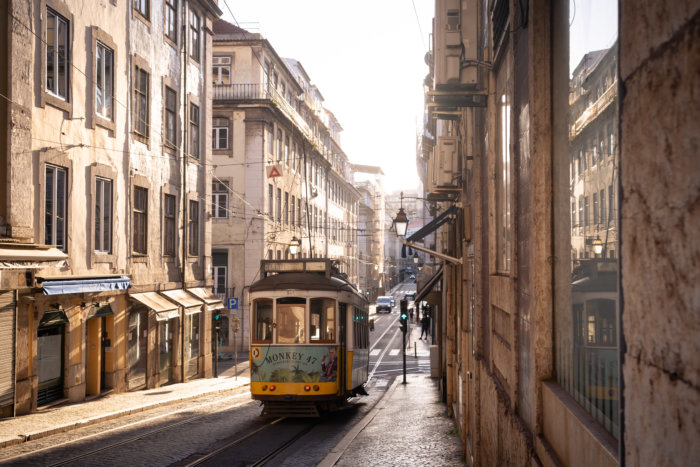 Tramway à Lisbonne, Baixa