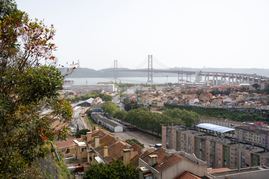 Vue sur Lisbonne depuis le cimetière dos Prazeres