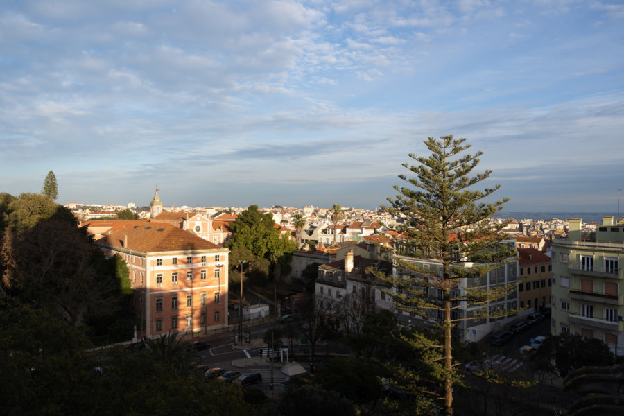 Vue sur Lisbonne depuis la basilique d'Estrela