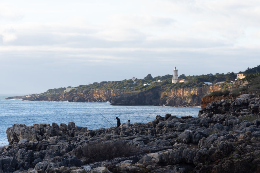 Pêcheurs à la Boca do Inferno