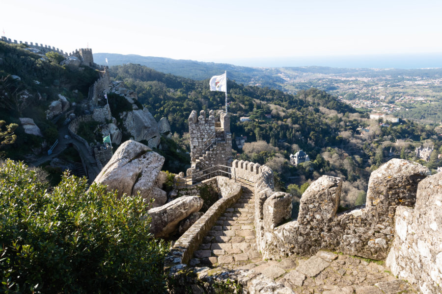 Visite du château des Maures à Sintra