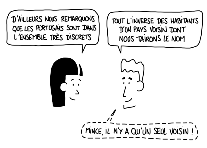 Dessin : les Portugais sont discrets