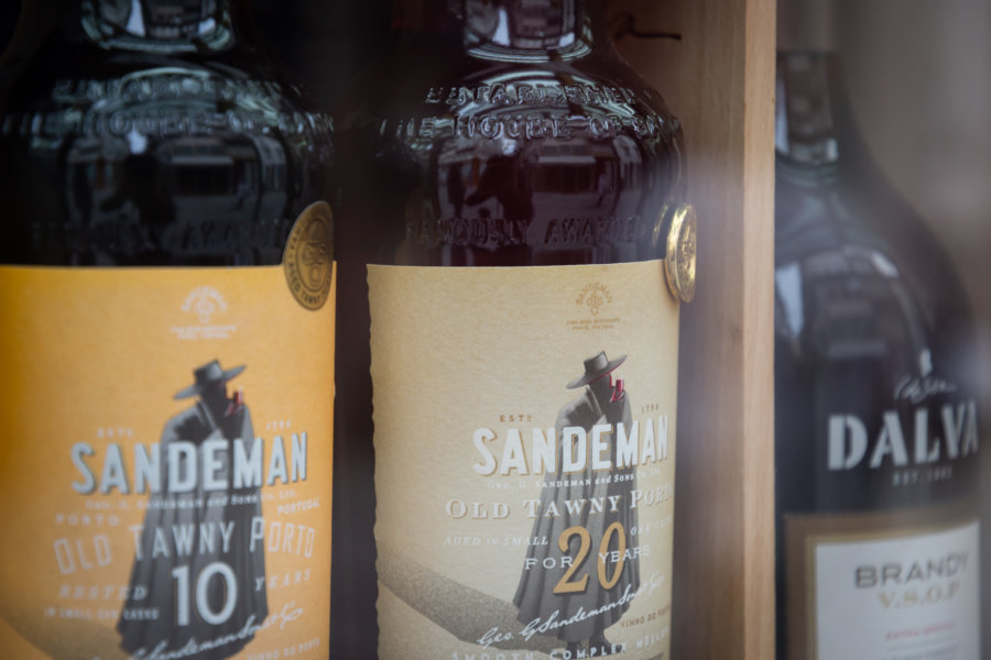 Bouteilles de vin de Porto Sandeman