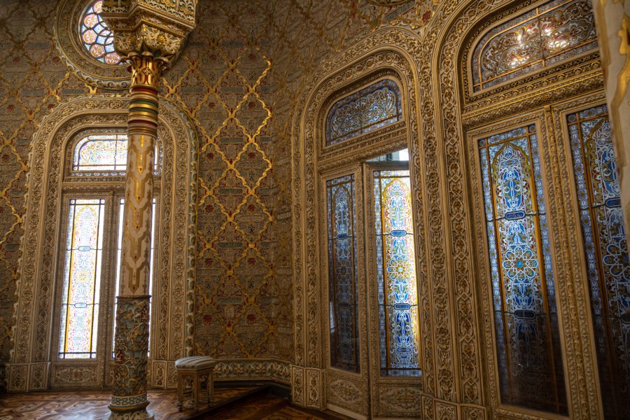 Intérieur du Palais de la Bourse à Porto