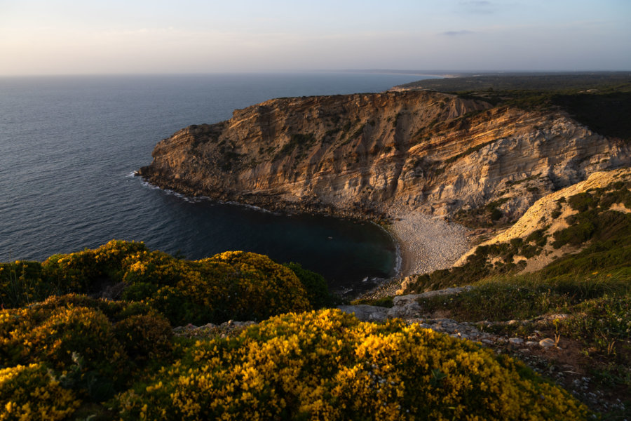 Plage de Lagosteiros au Cap Espichel