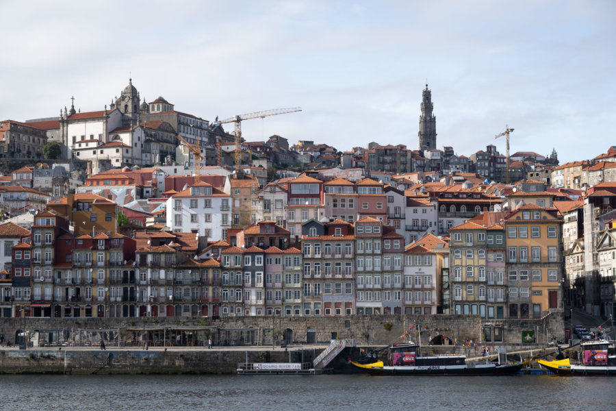 Ribeira à Porto depuis Vila Nova de Gaia